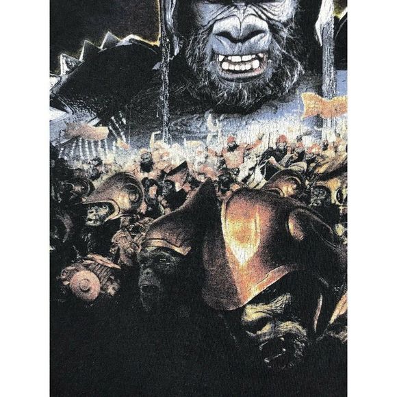 Vintage Planet of the Apes 2000 Movie Promo T Shirt Rule the Planet Large - Picture 10 of 10